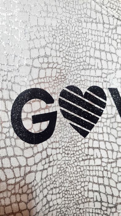 Дамска тениска металик лъскава