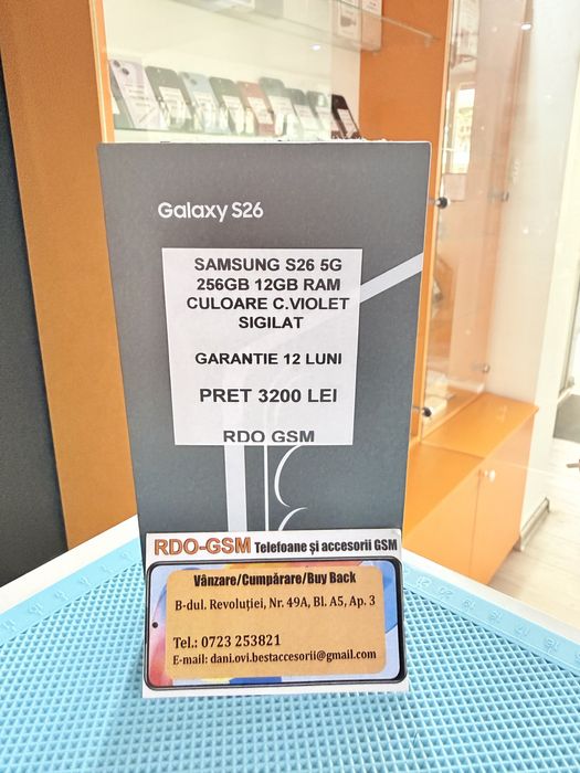 Samsung S26 5G 256gb Sigilat/Garantie