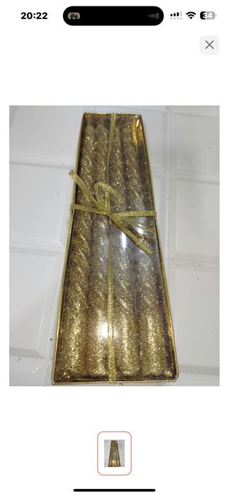 Новогодние свечи, колпак санты