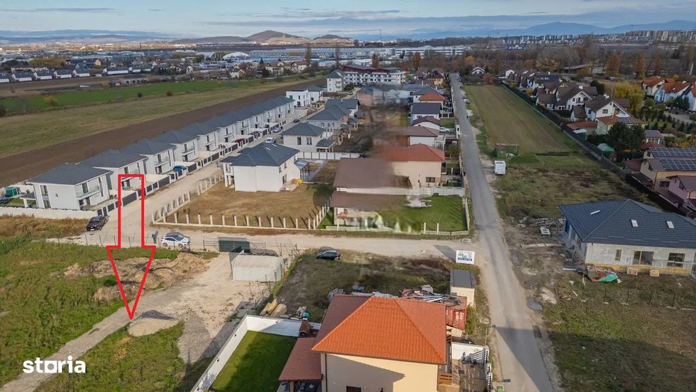 Teren intravilan Brasov, PUZ case individuale, autorizatie constructie