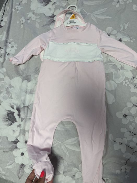 Комплект ромпър и лигавник Boss