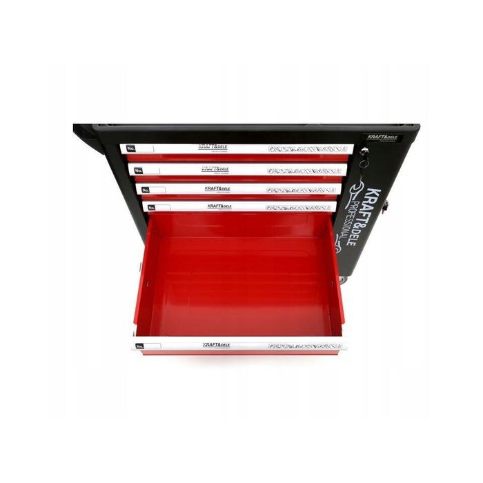 Dulap scule complet echipat, 6 sertare, 262 piese, Kraft