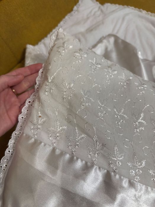 2 нови бебешки одеяла – за изписване и за количка