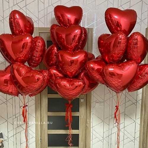 Воздушные шары, звёздочки и сердца !