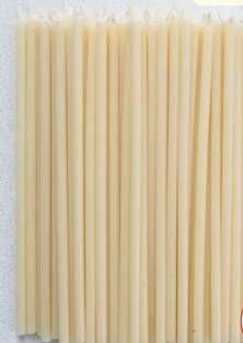 Свечи восковые белые