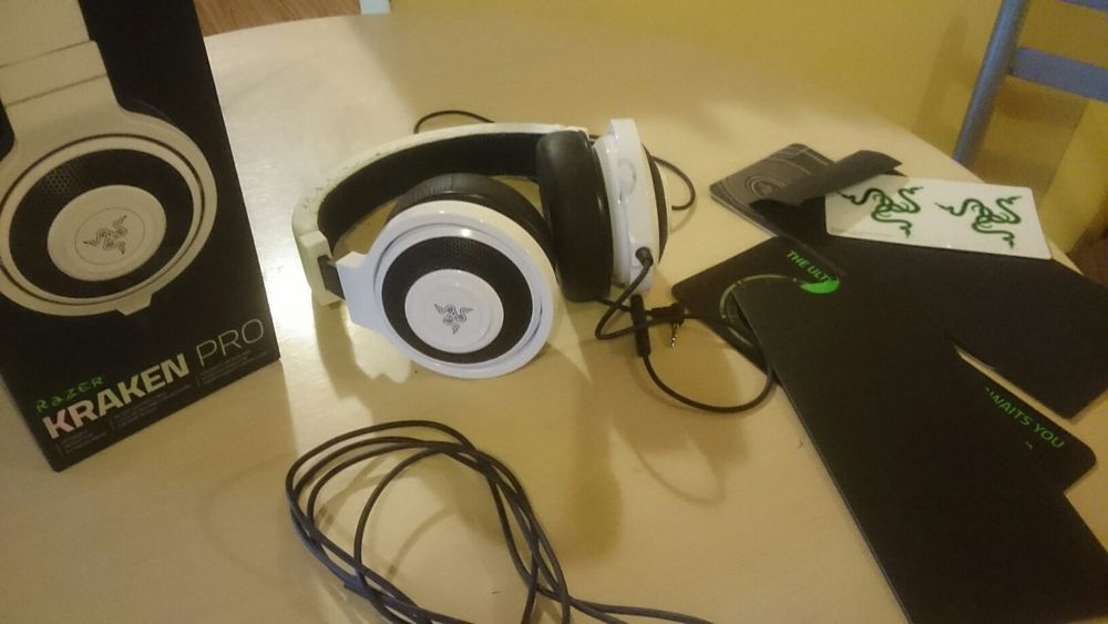 Headsets gaming Razer Kraken Pro 7.1 White.