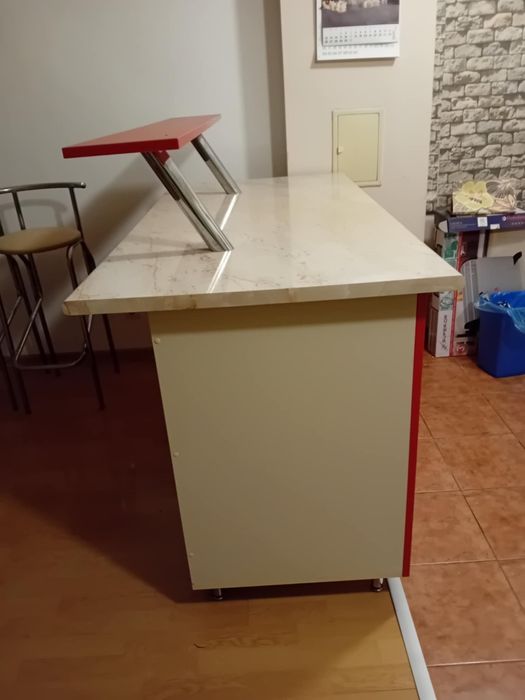 Bar de bucătărie cu 2 scaune