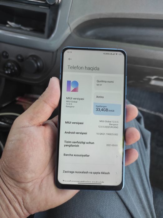 Xiaomi 9T 6/64gb sotiladi