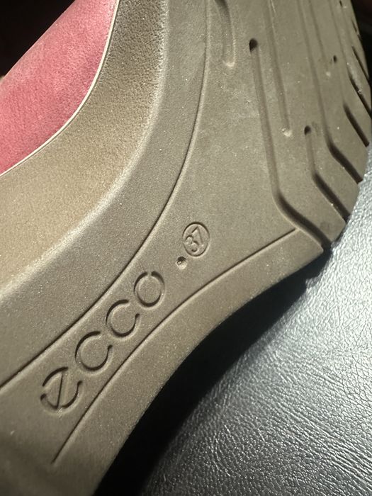 Botine ecco  piele noi 37