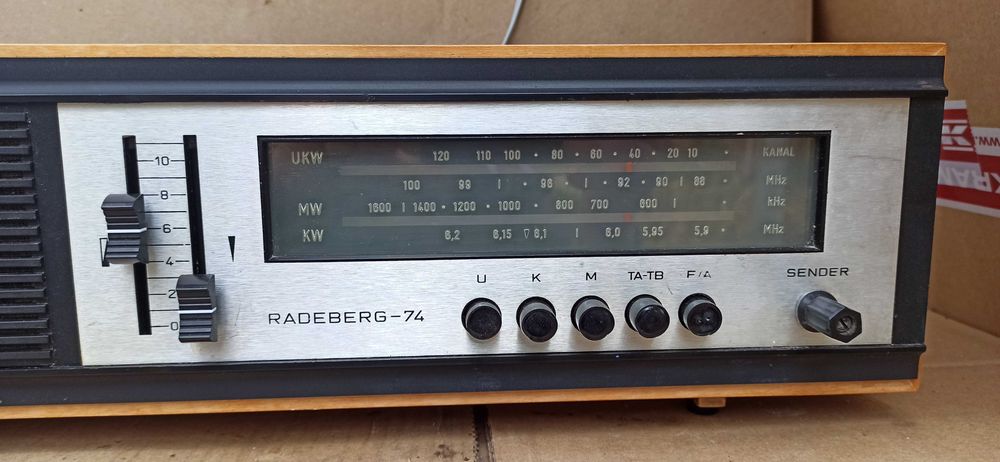 Radio vintage functionale