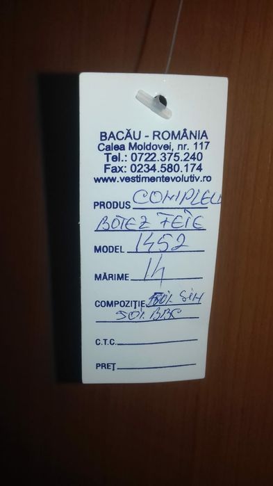 Compleu botez fetite