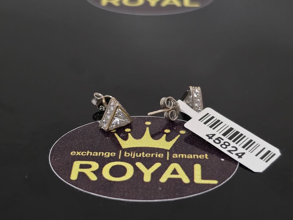 Bijuteria Royal: Cercei aur 14k/1.97 gr