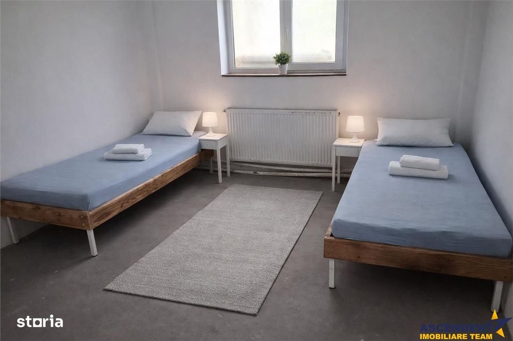 Hala industriala versatila,spatii cazare, platforma betonata,2.300 mp,