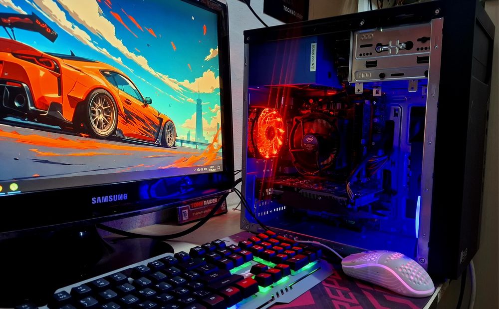 Компьютер в полном комплекте для игр, учебы, работы