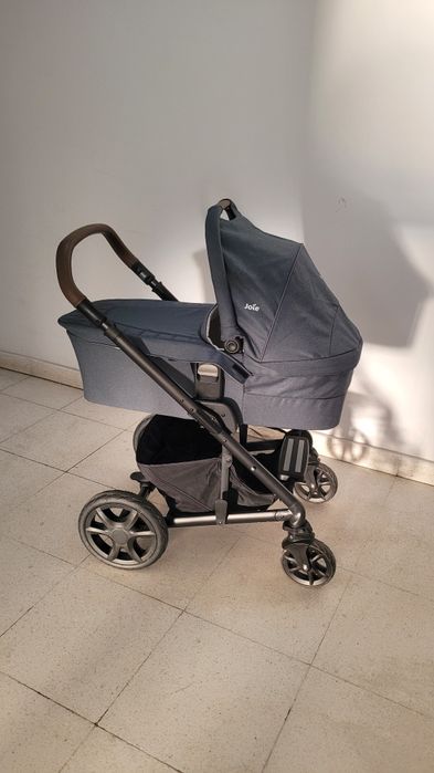 Aproape Nou - Carucior 3in1 JOIE A-Tour Chrome Dlx T1201GAMNL0, 5 puncte, 0 luni+, gri antracit-negru