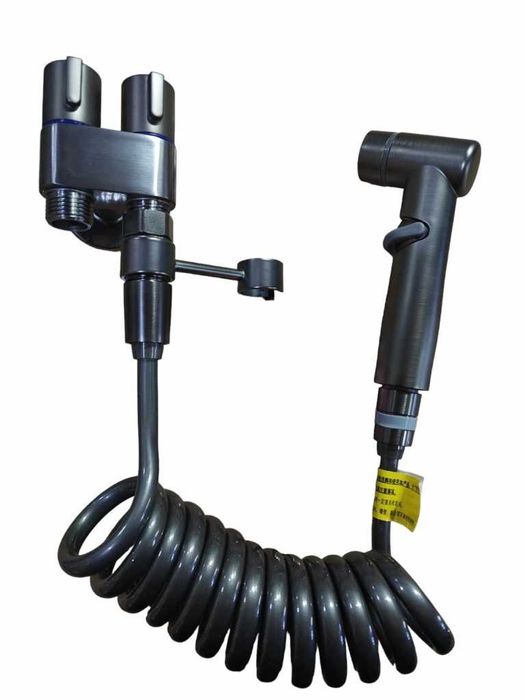 Душ комплект за тоалетна, двойно управление, изход 1 в 2 ъглов вентил