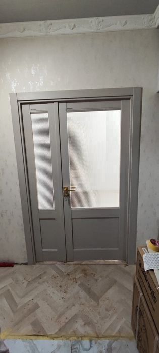 Установка дверей Эшик урнатиш