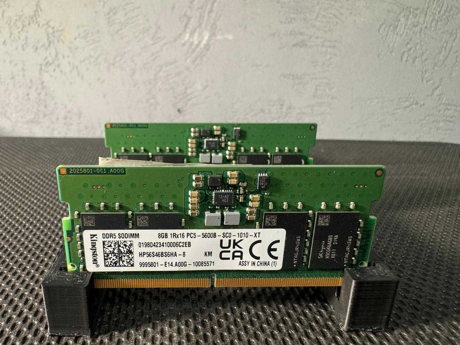 DDR5 Kit 16GB 2x8GB 5600Mhz Kingston/Samsung Memorie RAM Laptop SODIMM