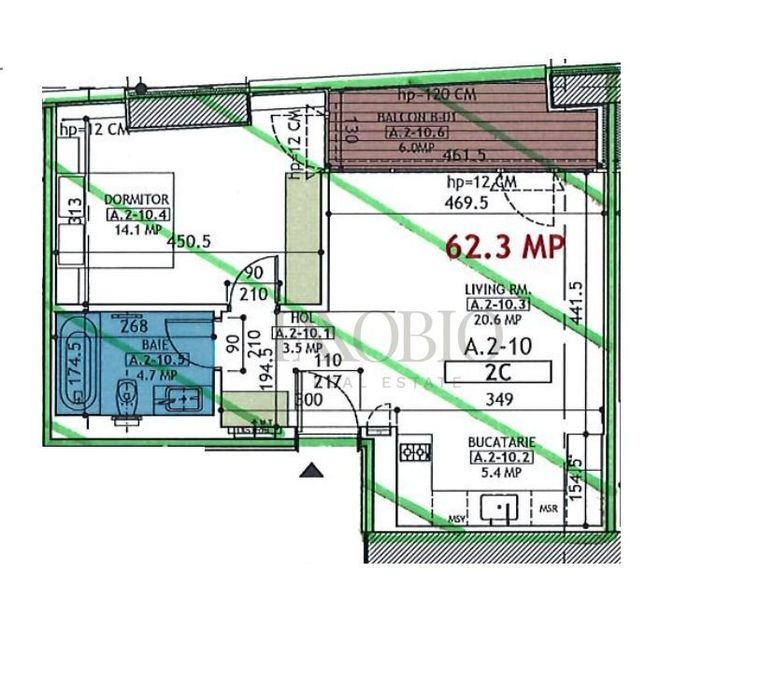 Apartament 2 Camere | One Verdi
