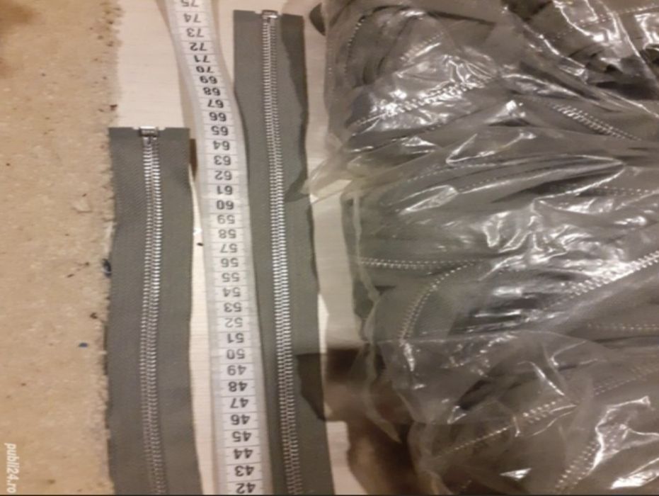 Fermoare diferite lungimi si la metru, dinti metalici si plastic