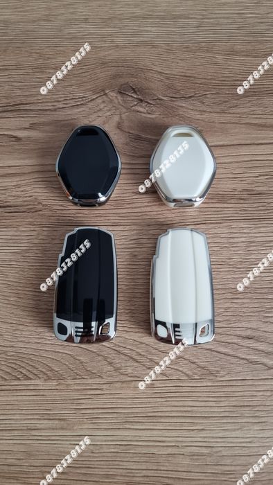 Силиконов калъф кейс за ключ BMW – ромбоид и правоъгълен