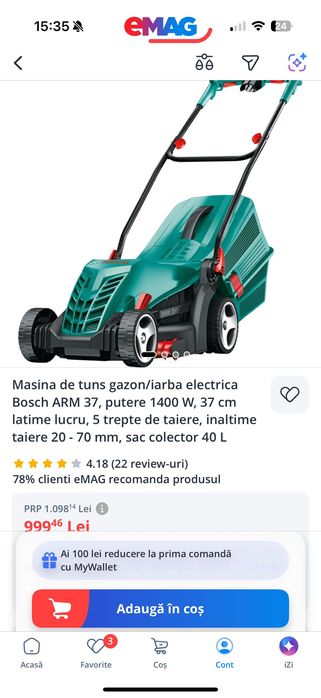 Masina de tuns gazonul