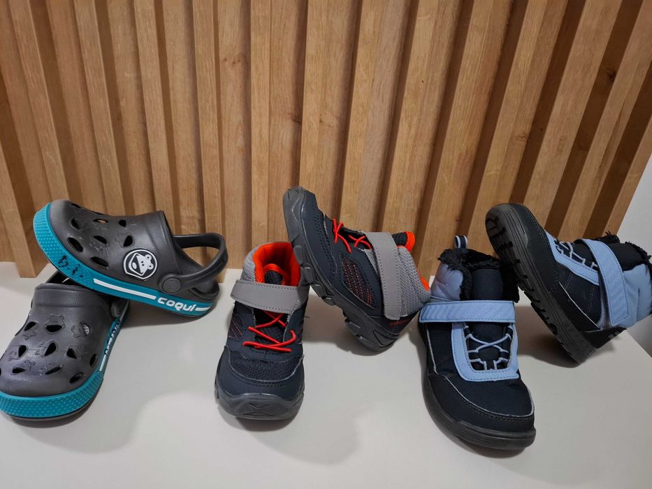 Ghetuțe Declatlon si slapi nr 27