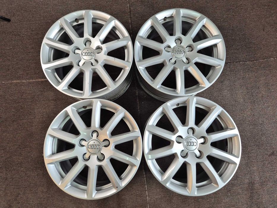 4 Jante Aliaj 5x112 16'' OEM AUDI A3 A4 A6 Q3 - 7.5J ET 45 - Stare Excelenta !