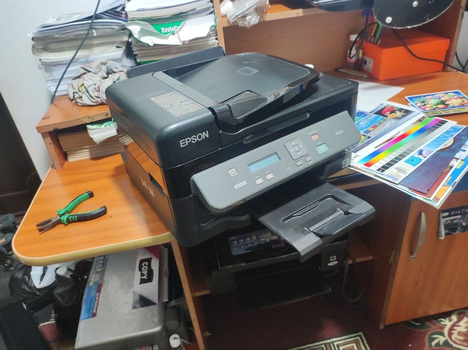 Epson M 200 yangi printr kopiy ckaner dyuzi 100% toliq prabegi kam1200