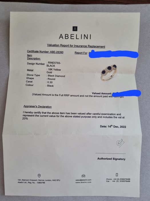 Inel Abelini Aur 18k Diamante si pietre swarovsky