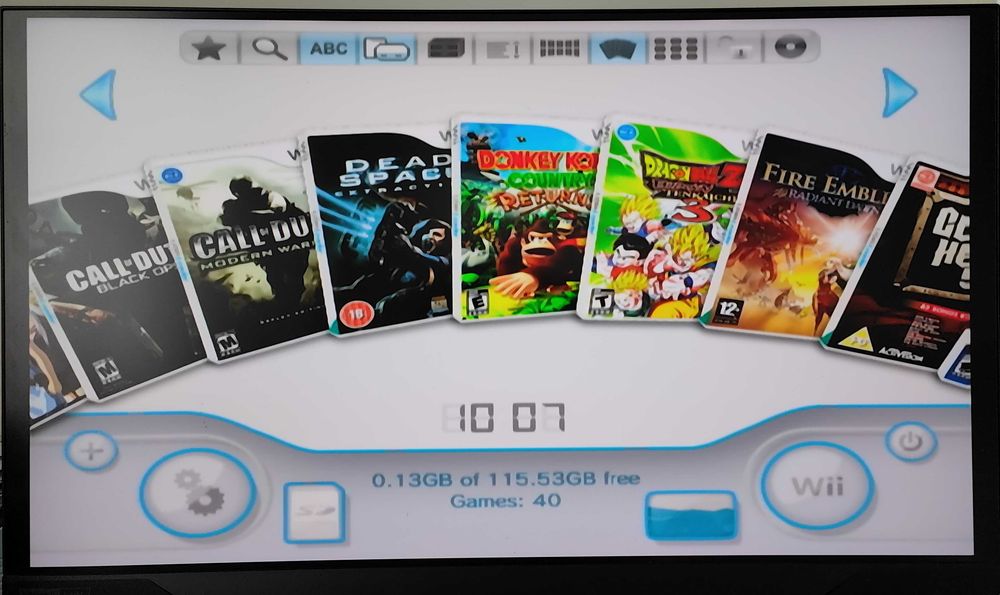 Consola video Nintendo Wii + accesori + 40 de jocuri de top