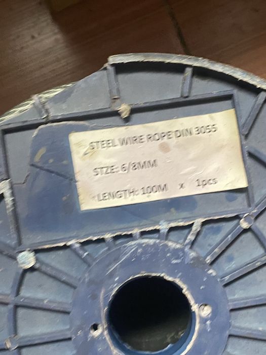 Стальной трос 8 мм, 30 метров