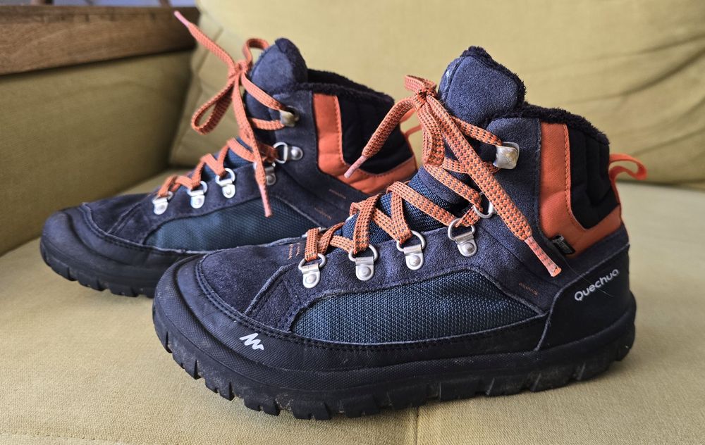 QUETCHA непромокаеми топли детски зимни обувки 34 номер
