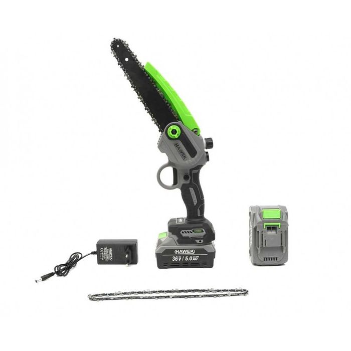 НЕМСКА 2в1 Акумулаторна Лозарска Ножица и Трион за Клони + ЛЕД ФЕНЕР