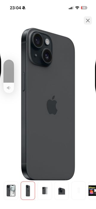 iPhone 15 черный