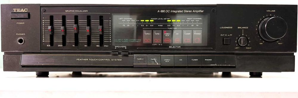 Amplificator TEAC A-880 DC EQ Stereo Vintage Made in Japan Phono Hi-Fi