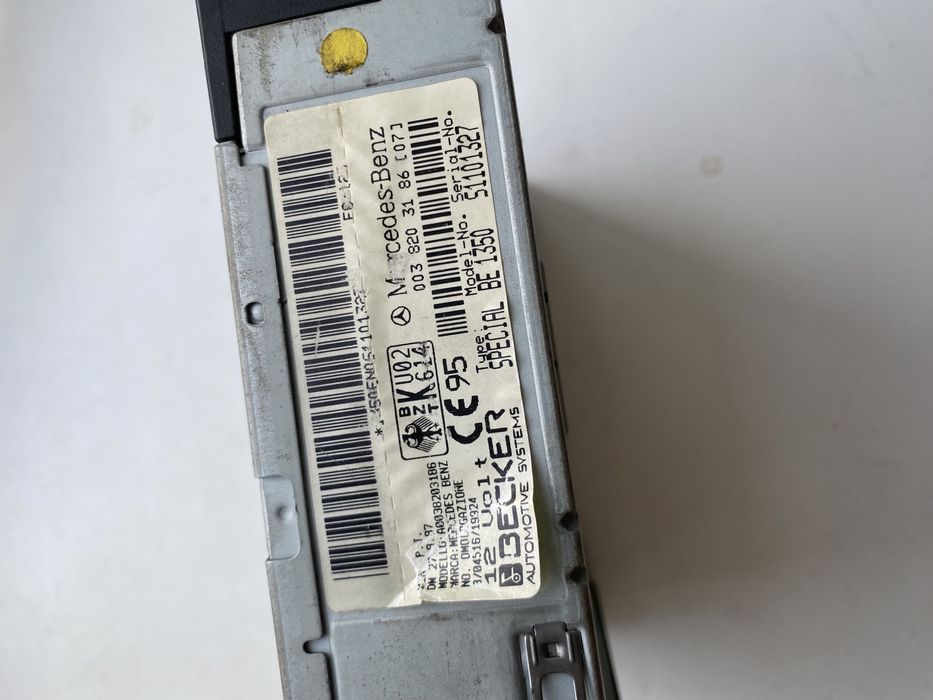 Магнитофон мерседес becker special dolby b nr