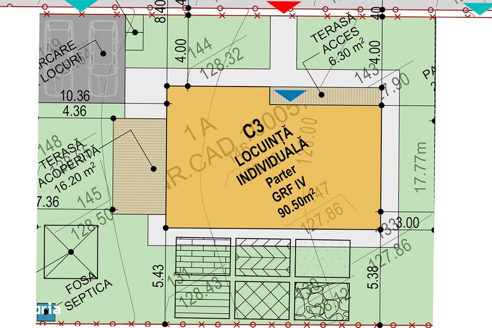 PROMO Casa 3 camere, 104 mp, teren 400 mp, Ciurbesti, Miroslava,