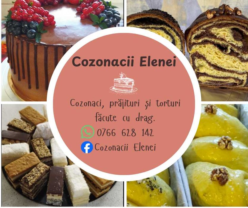 Cozonaci și prăjituri de casă pentru Crăciun