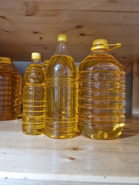 Ulei de floarea soarelui presat la rece