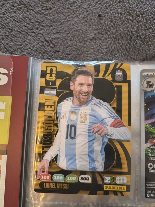 Card Messi Golden boy