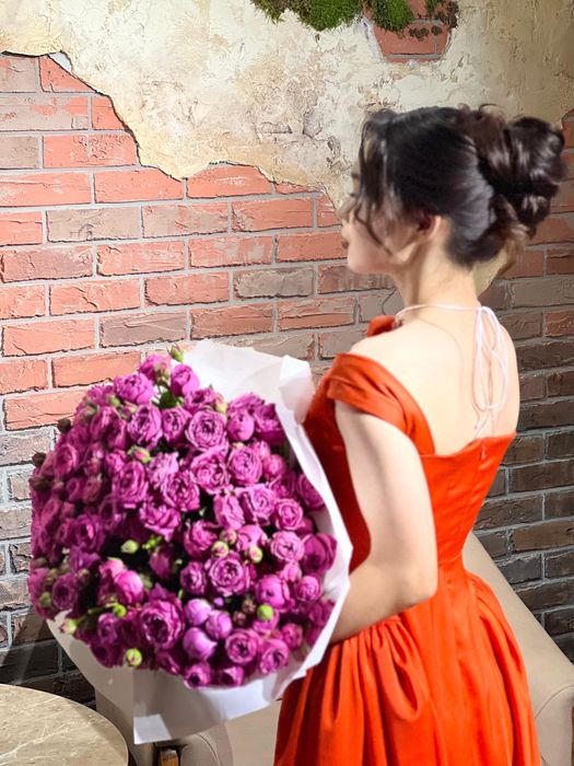 Платье оранжевый