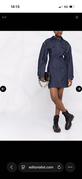 Givenchy дънкова рокля/яке