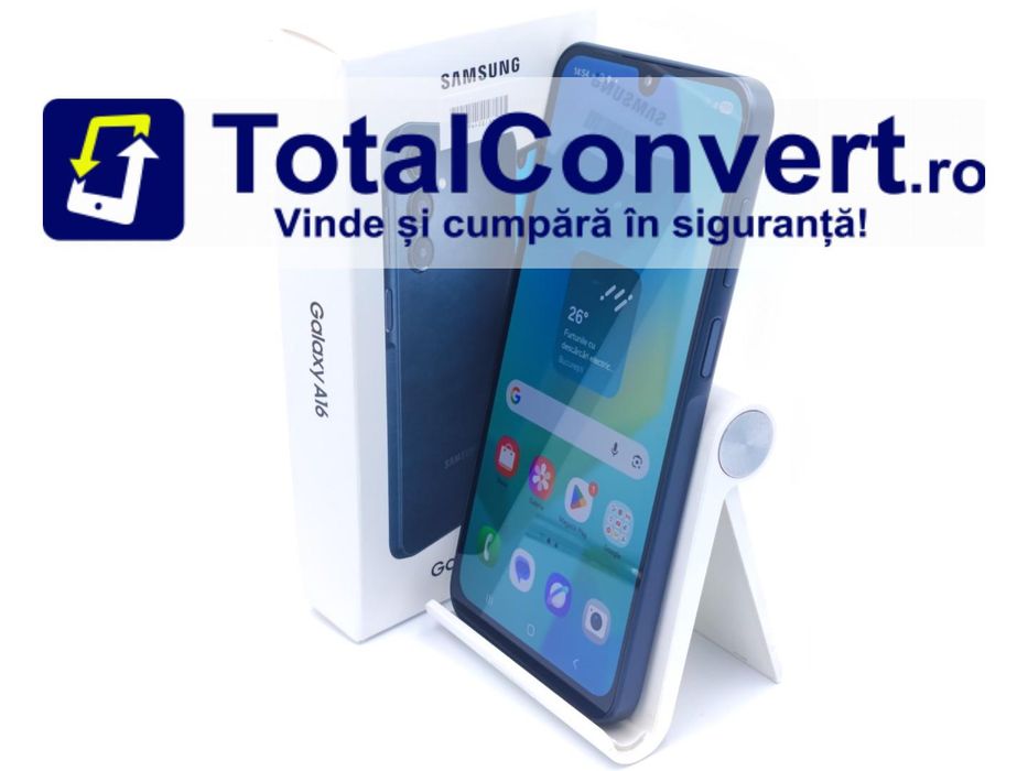 Samsung A16 4G 128GB Black 4GB Dual SIM, Garantie 24 luni | #D94422