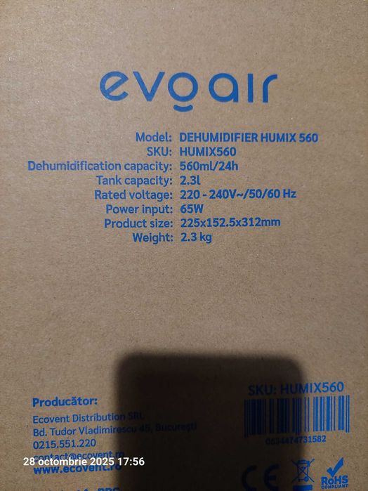 Vand dezumidificator