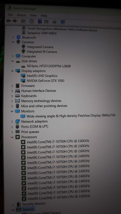 Lenovo ThinkPad T15p NVIDIA GTX 1050 4K/ i7 10750H / 512GB NVMe / 32GB