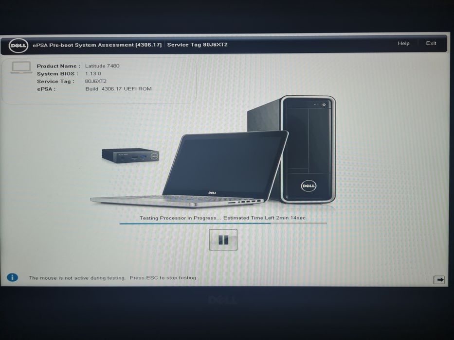 Laptop Dell Latitude 7480 i5 6300U 8GB DDR4 display 14 inch Full HD