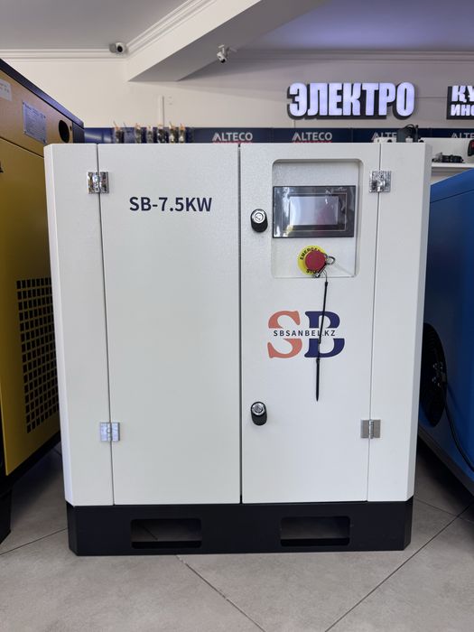 Винтовой компрессор 7.5квт 1.1куб 8-10бар