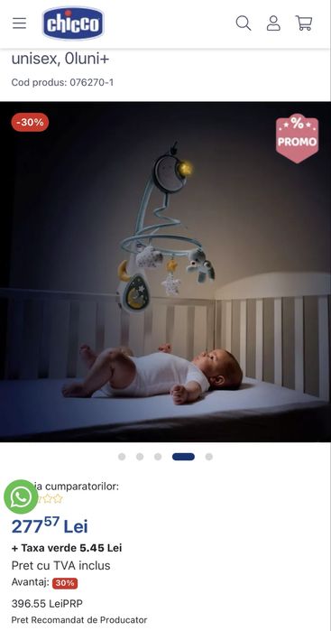 Carusel chicco next 2 dream