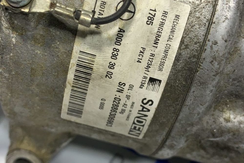 Compresor clima A0008303902 Mercedes C Class, E-class, slk, glc, V-class. Vito 2014 -2018